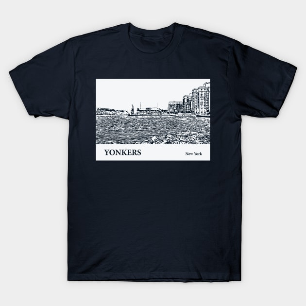 Yonkers - New York T-Shirt by Lakeric